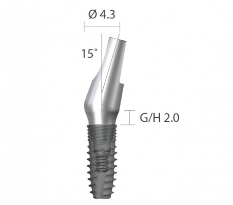 Dentium - NRLine °15 Angled Abutment