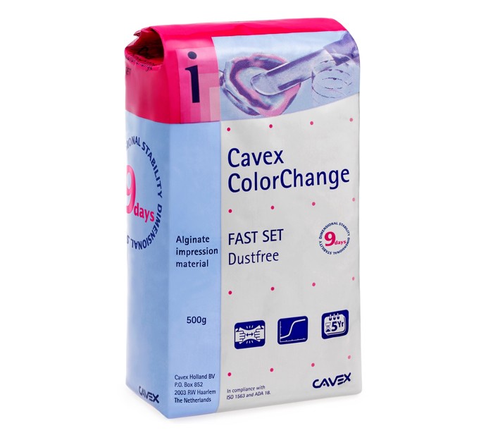 تصویر آلژینات برند Colorchange Alginate - Cavex Cavex Colorchange Alginate