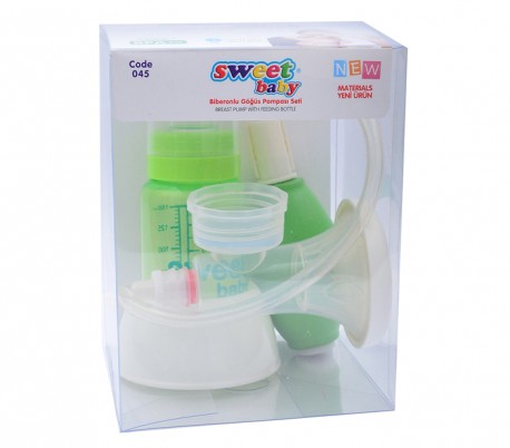 Sweet Baby - Breast Pump Set with Feeding Bottle