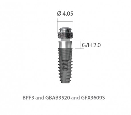 Dentium - NRLine Mini Ball Impression Coping