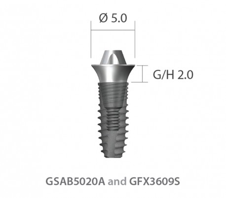 بیس اباتمنت Screw Abutment سیستم Dentium - NRLine