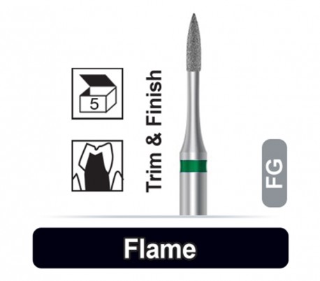 Dentalree - Diamond Burs - Flame Needle