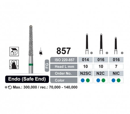 Dentalree - Endodontic Safe End Bur - FG