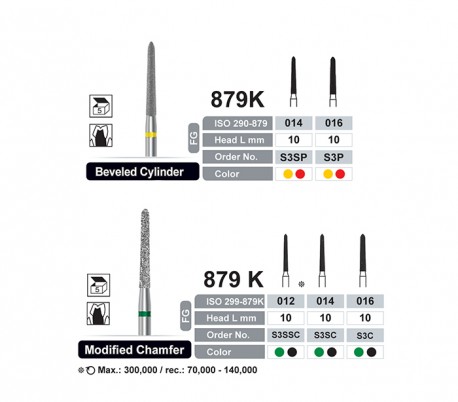 Dentalree - Diamond Burs - Torpedo Tapered