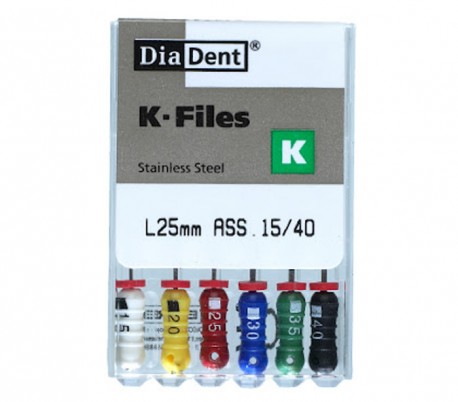 DiaDent - K-File 25mm Assorted