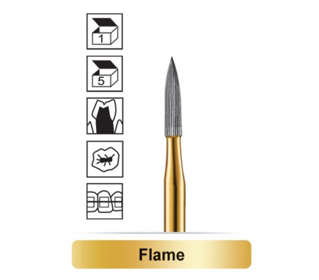 Dentalree - Finishing Burs - Pointed Flame - FG