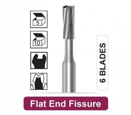 Dentalree - Carbide Burs - Flat End Cylinders - FG