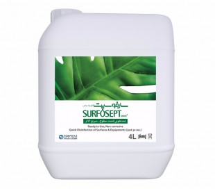محلول ضدعفونی کننده سطوح Surfosept Quick Plus چهار لیتری - رضا راد