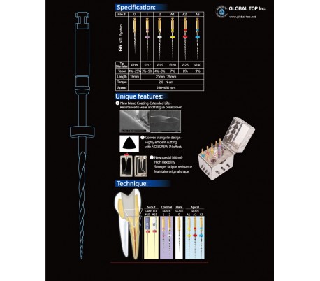 Global Top - G6 Protaper Rotary File