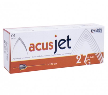 Dental World - Acus Jet Needle 27 Gauge