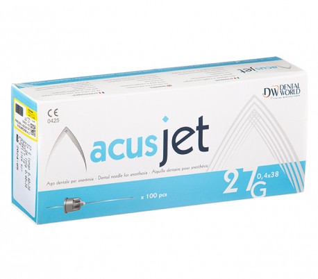 Dental World - Acus Jet Needle 27 Gauge