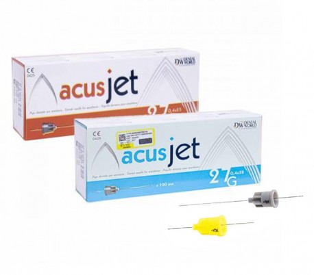 Dental World - Acus Jet Needle 27 Gauge