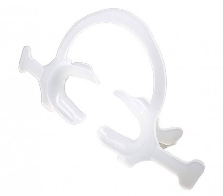 Matte C-Shape Cheek Retractor with Handle