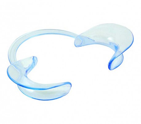 Transparent Blue Cheek Retractor Double Sided