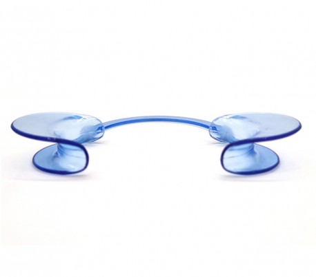 Transparent Blue Cheek Retractor Double Sided