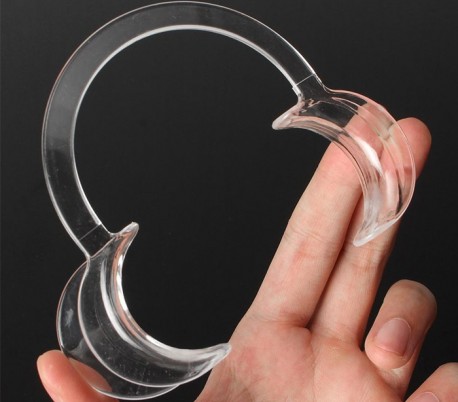 Transparent Double Head Cheek Retractor