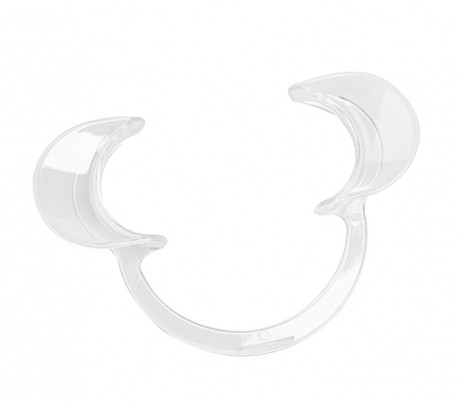 Transparent Double Head Cheek Retractor