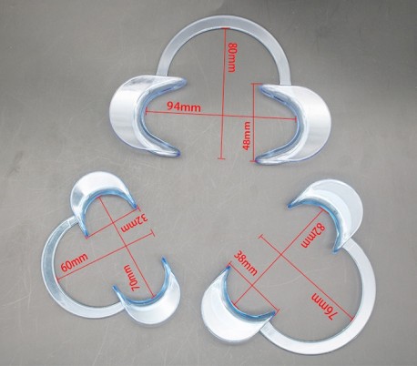 Transparent Double Head Cheek Retractor