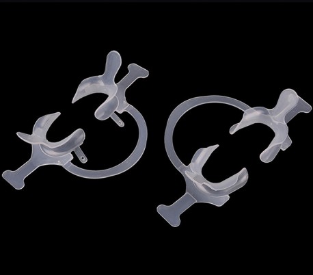 Matte C-Shape Cheek Retractor with Handle