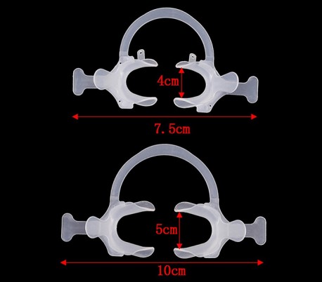 Matte C-Shape Cheek Retractor with Handle