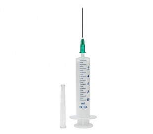 Supa - Luerslip Syringe with Pointed Needle