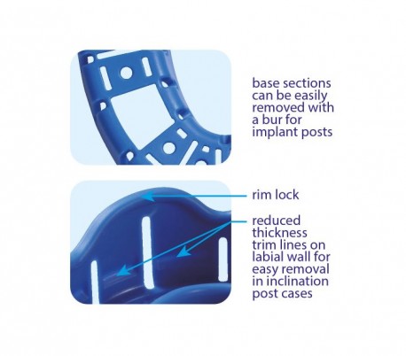 Premium Plus - Impression Tray With Rim Lock