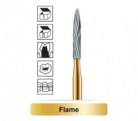 Dentalree - Finishing Burs - Flame - FG