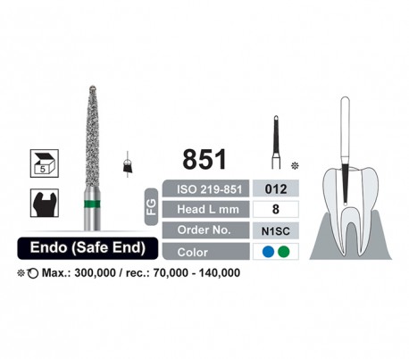 Dentalree - Endodontic Safe End Bur - FG