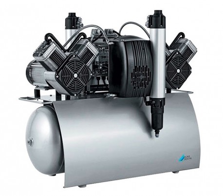 Durr Dental - Quattro Tandem Compressor with 125Lit IR Tank