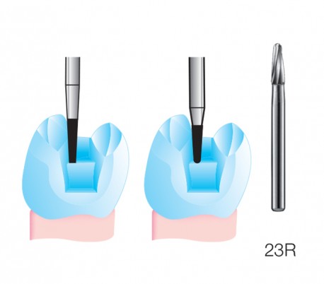 DiaTessin - Carbide Burs - Round End Taper - FG