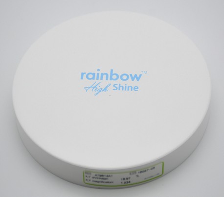 بلوک زیرکونیا rainbow High Shine نوع Genoss - Disk