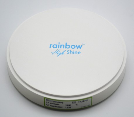 بلوک زیرکونیا rainbow High Shine نوع Genoss - Step