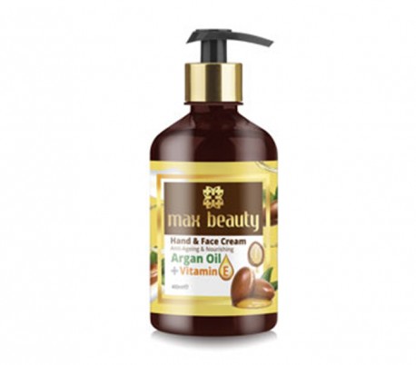 Dinakala - Max Beauty Argan Oil Hand and Face Cream 400ml Pump