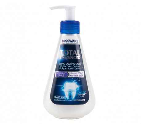 MissWake - Total Advanced Toothpaste Pump 260ml