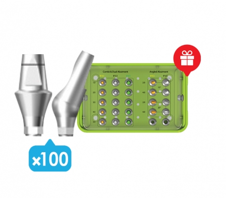 copy of Dentium - SuperLine & Implantium II 100x Abutment Prosthetic Planning Package