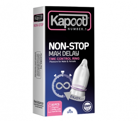 Kapoot - Non-Stop Max Delay Dots Condoms 10pcs