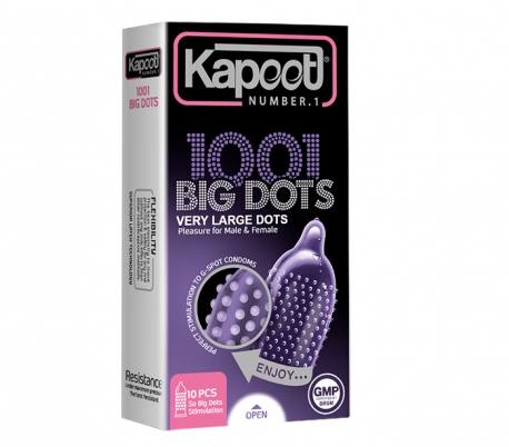 Kapoot - 1001 Big Dots Condoms 10pcs