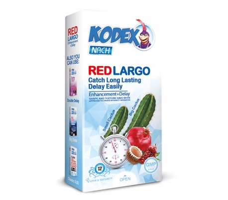 Kodex - Red Largo Condoms 12pcs