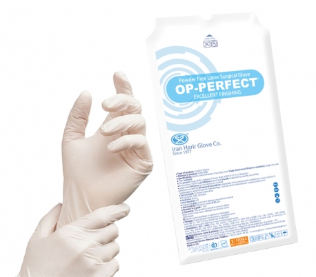 دستکش جراحی لاتکس بدون پودر Op-Perfect Excellent - حریر