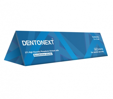 ژل اسید اچ 37% High Viscosity سه سرنگ - Dentonext