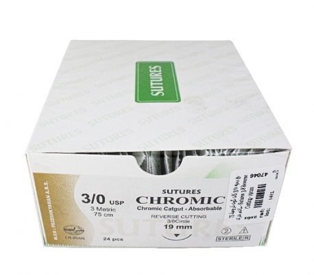 Sutures - 3/0 Chromic Suture