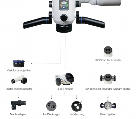 میکروسکوپ دندانپزشکی MediWorks - SM620 Pro