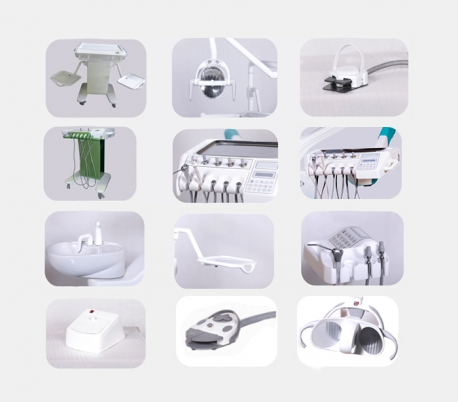 Zagros - MY 300 Dental Unit With Hanging Hoses