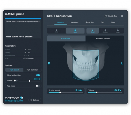 سی تی اسکن دندان (CBCT) مدل Acteon - X-MIND prime 3D