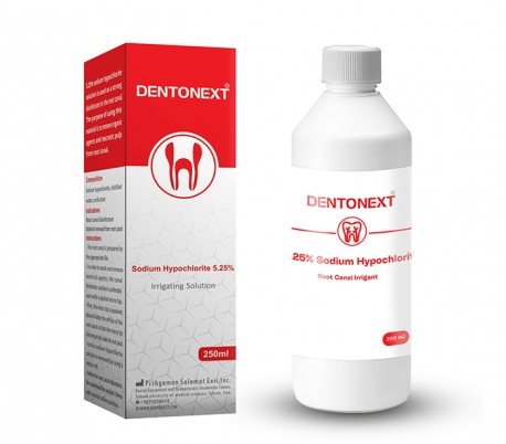 محلول هیپوکلریت سدیم 5.25% دویست و پنجاه میلی لیتری - Dentonext