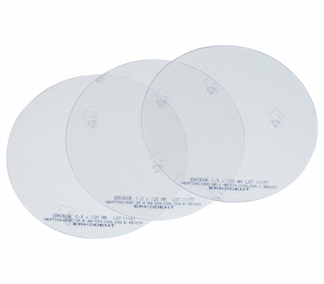 Erkodent - Erkodur Thermoforming Sheet - Round Transparent