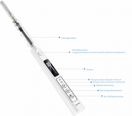 دستگاه تزریق بدون درد Woodpecker - Star Pen