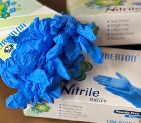 Liberton - PF Nitrile Blue Examination Gloves