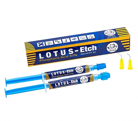 ژل اسید اچ 37% Lotus-Etch دو سرنگ - لوتوس