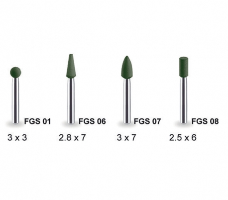 Well Will - Green Stones Polishing Bur - FG